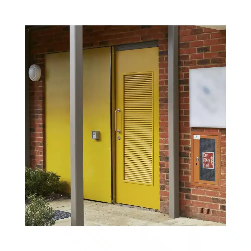 Single Steel Door – Heavy Duty Louvre