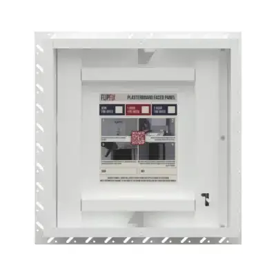 1hr Fire Rated - Plasterboard Access Panel - Beaded Frame - FlipFix Plasterboard Hatch
