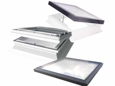 Manual Opening Flat Glass Rooflight - 150mm Upstand - Brett Martin Manual Opening Flat Glass Rooflight - 150mm Upstand - Brett Martin